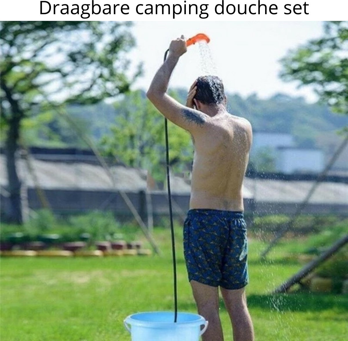 Camping Douche Set Deluxe